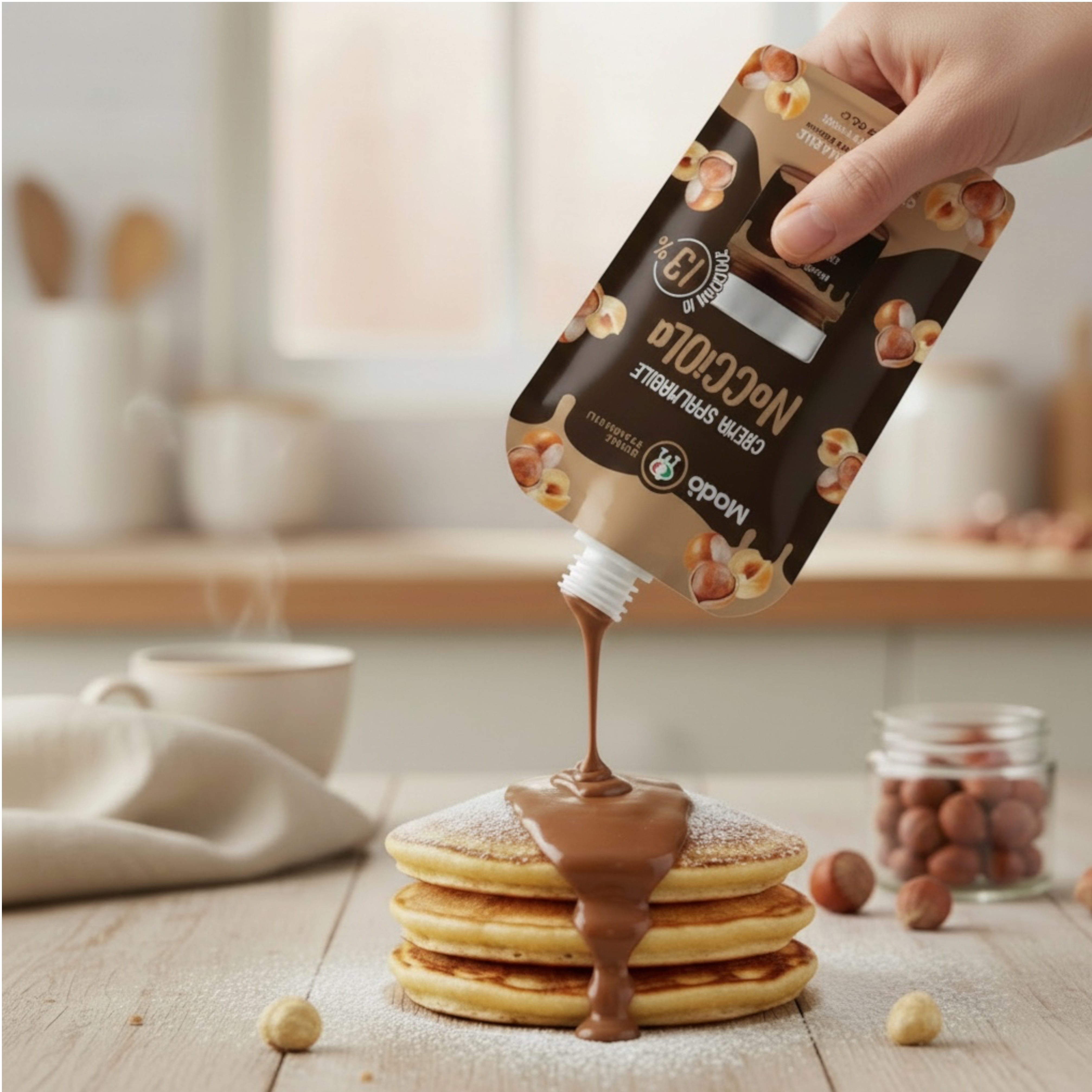 Bustina al gusto di Nocciola 13% 100g