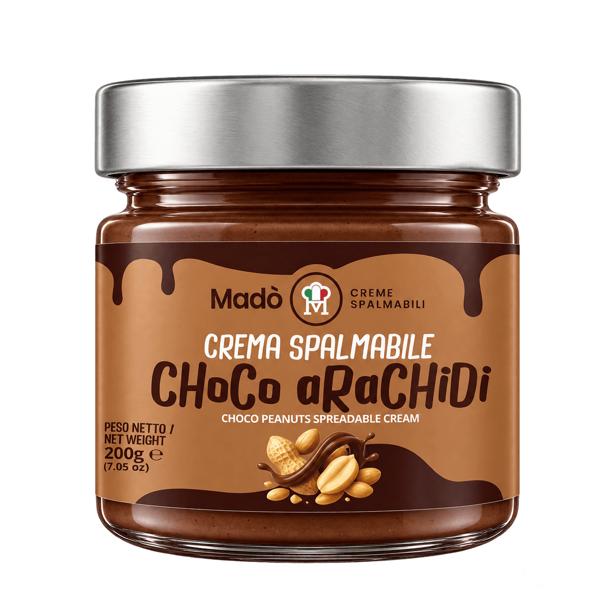 Crema spalmabile "Choco Arachidi" - Madò Creme Spalmabili