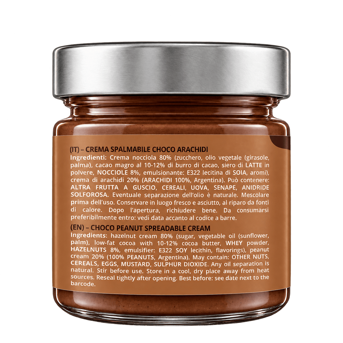 Crema spalmabile "Choco Arachidi" - Madò Creme Spalmabili