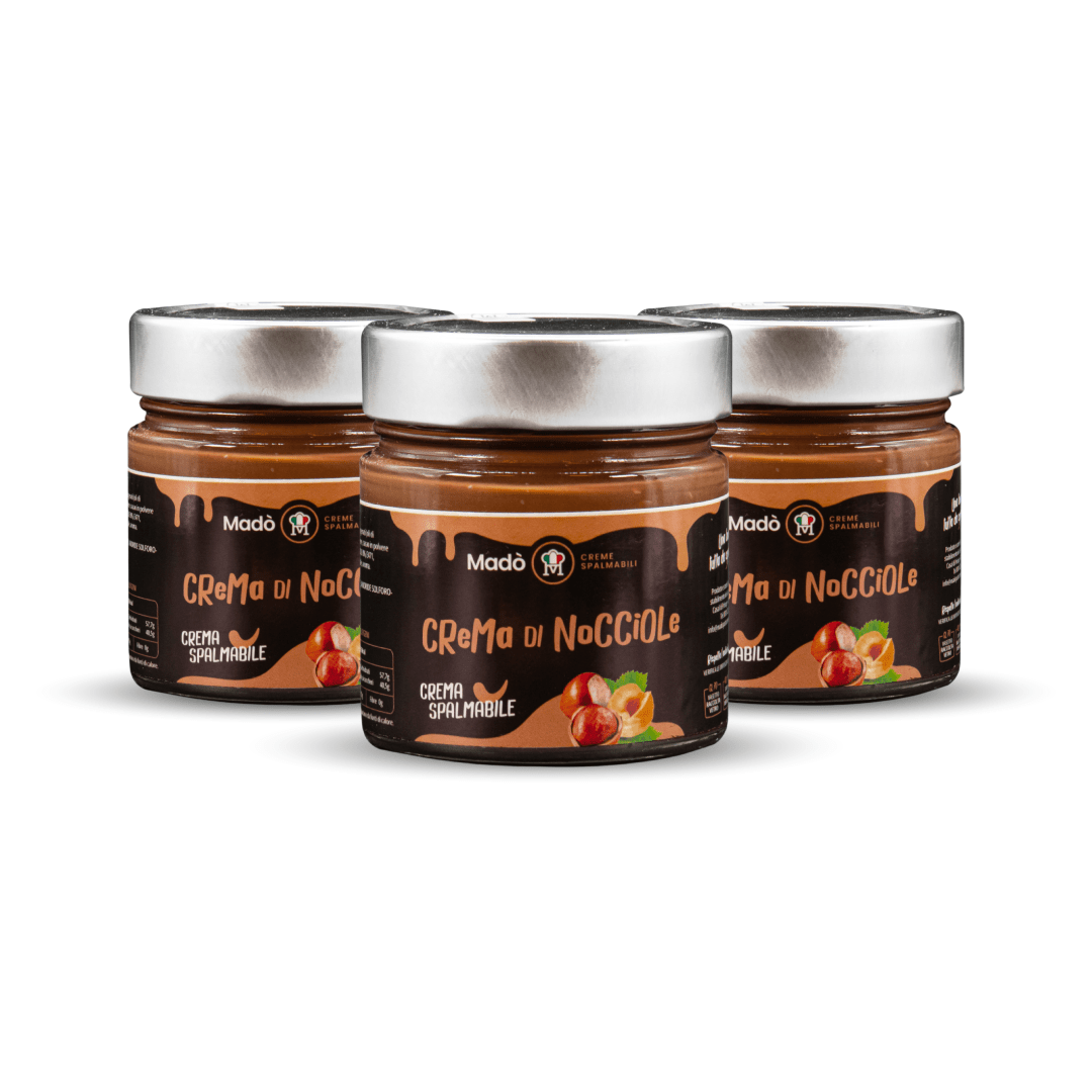 Crema spalmabile di Nocciole 13% - Madò Creme