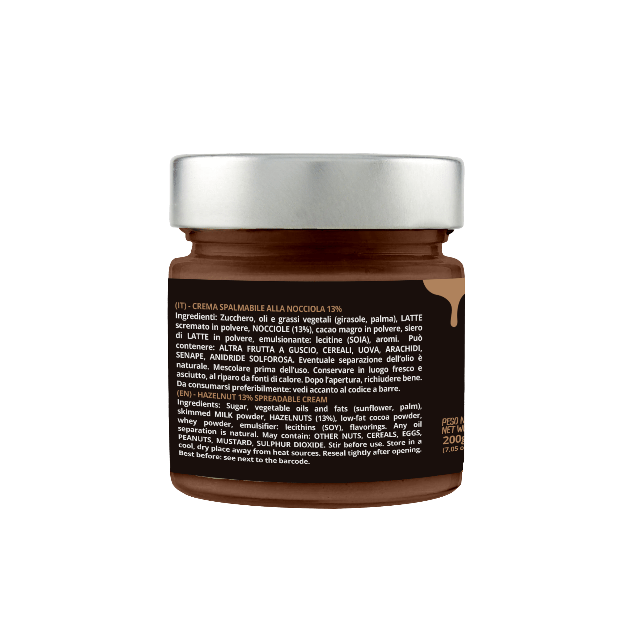 Crema spalmabile di Nocciole 13% - Madò Creme