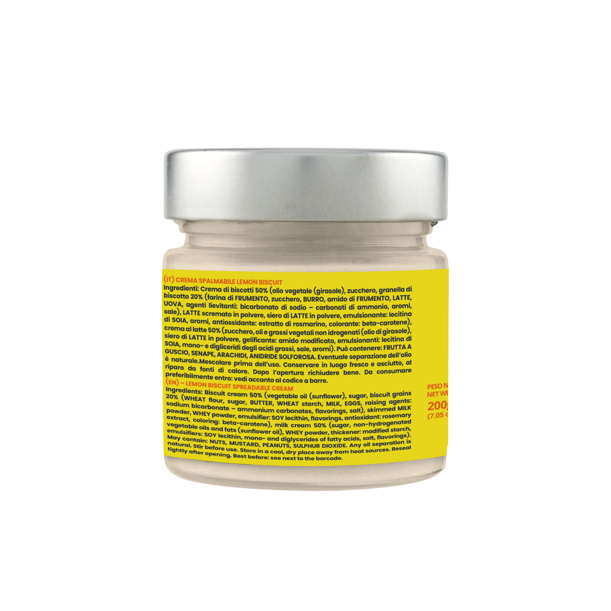 Crema spalmabile "Lemon Biscuit" - Madò Creme