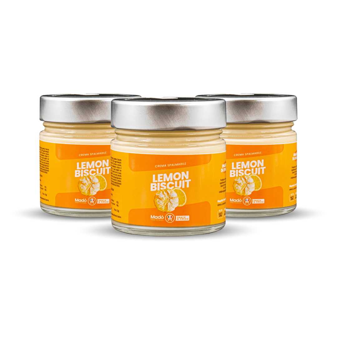 Crema spalmabile "Lemon Biscuit" - Madò Creme