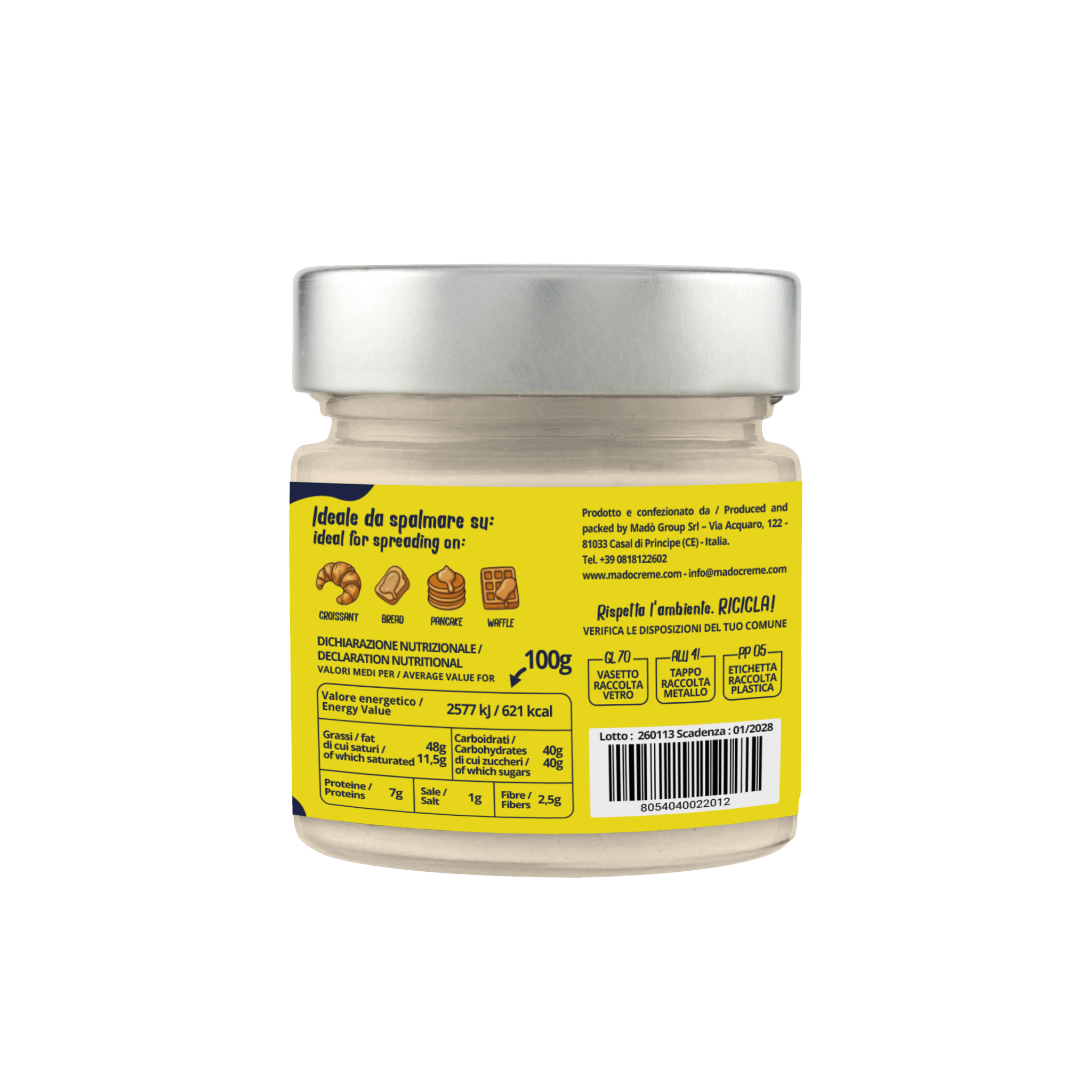 Crema spalmabile "Limone" - Madò Creme