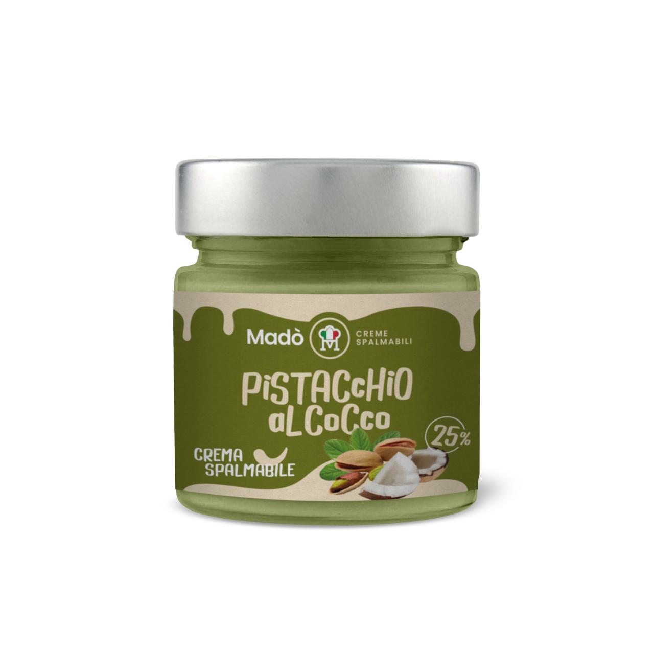 Crema spalmabile "Pistacchiello Al Cocco 25%" - Madò Creme