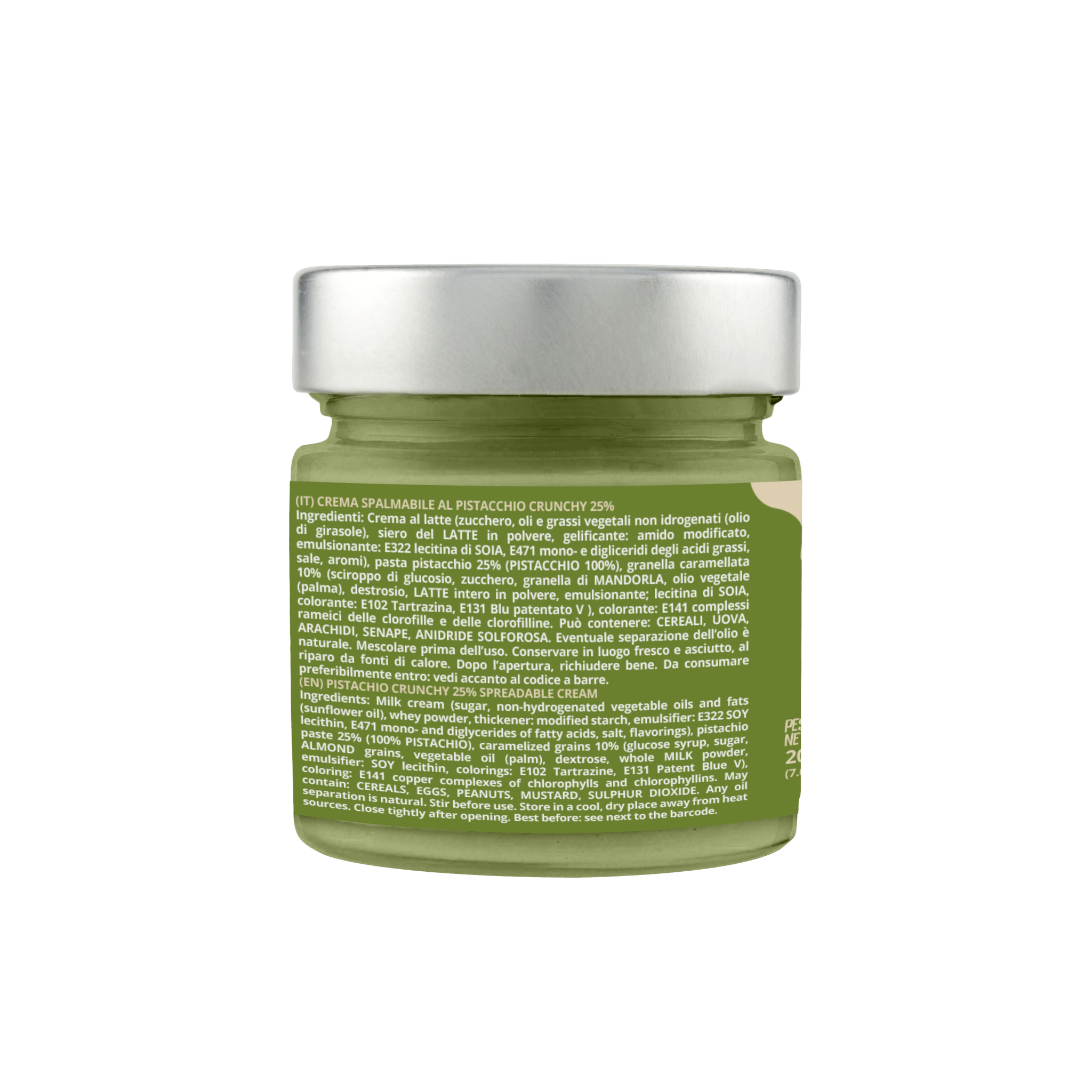 Crema spalmabile "Pistacchiello Crunchy 25%" - Madò Creme