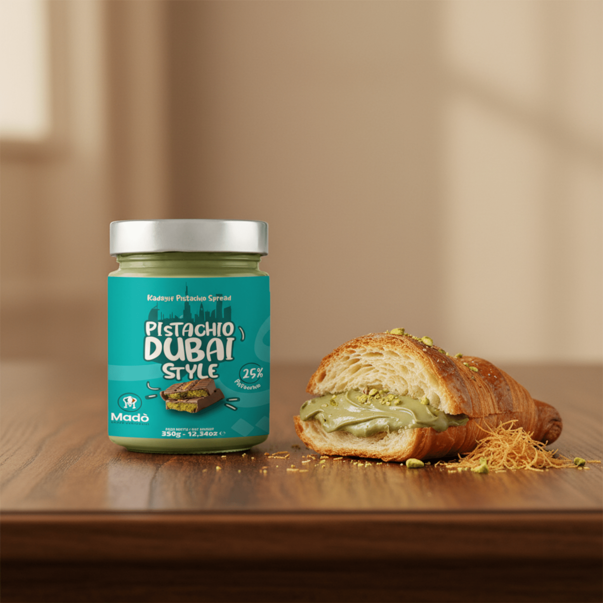 Crema spalmabile "Pistacchio Dubai 25%" - Madò Creme