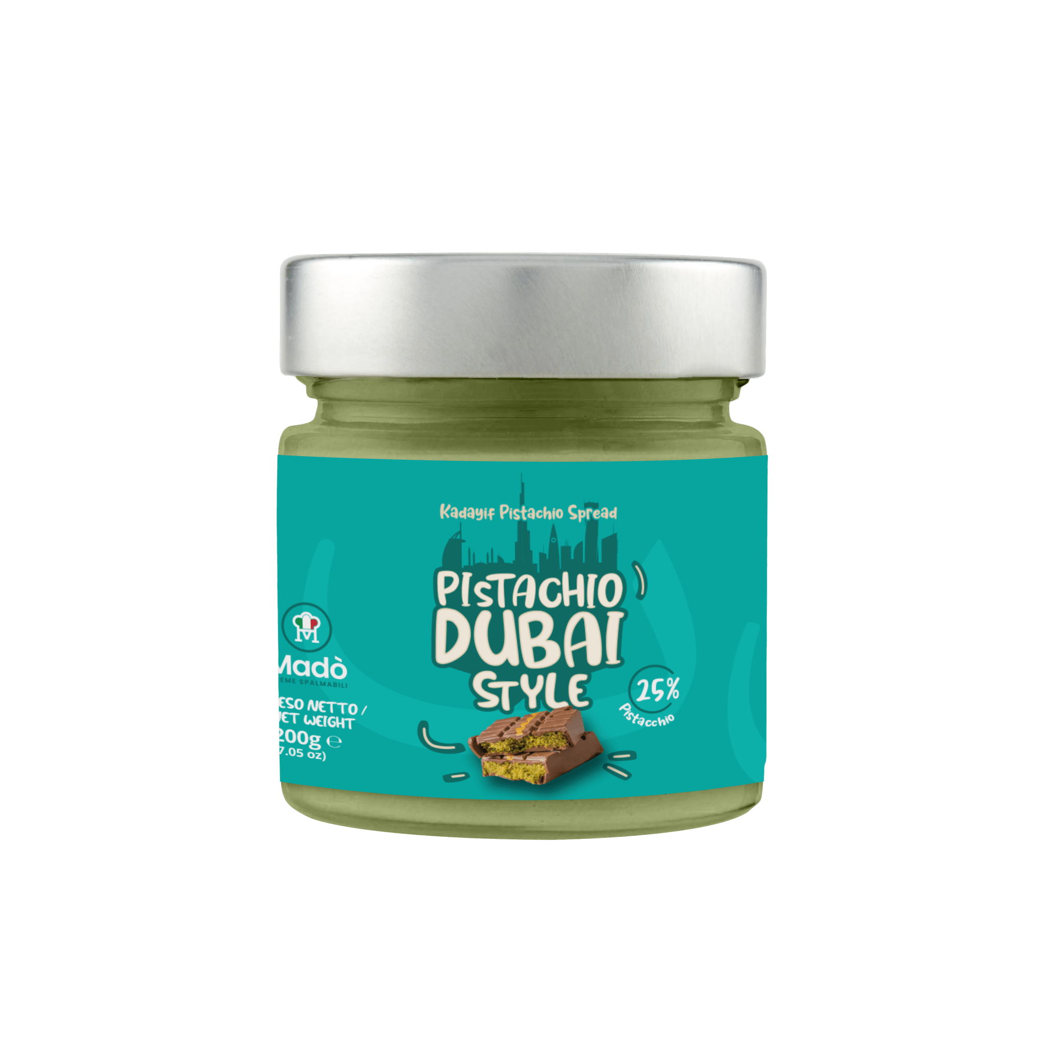 Crema spalmabile "Pistacchio Dubai 25%" - Madò Creme