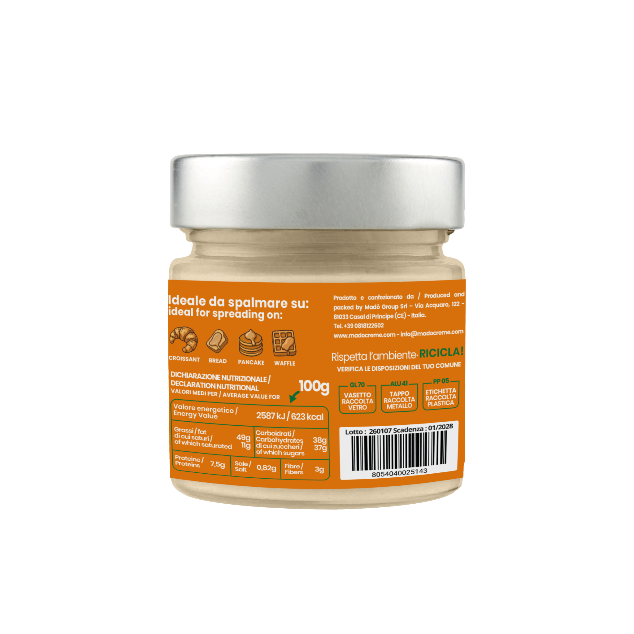 Crema spalmabile "Plusmoon" - Madò Creme