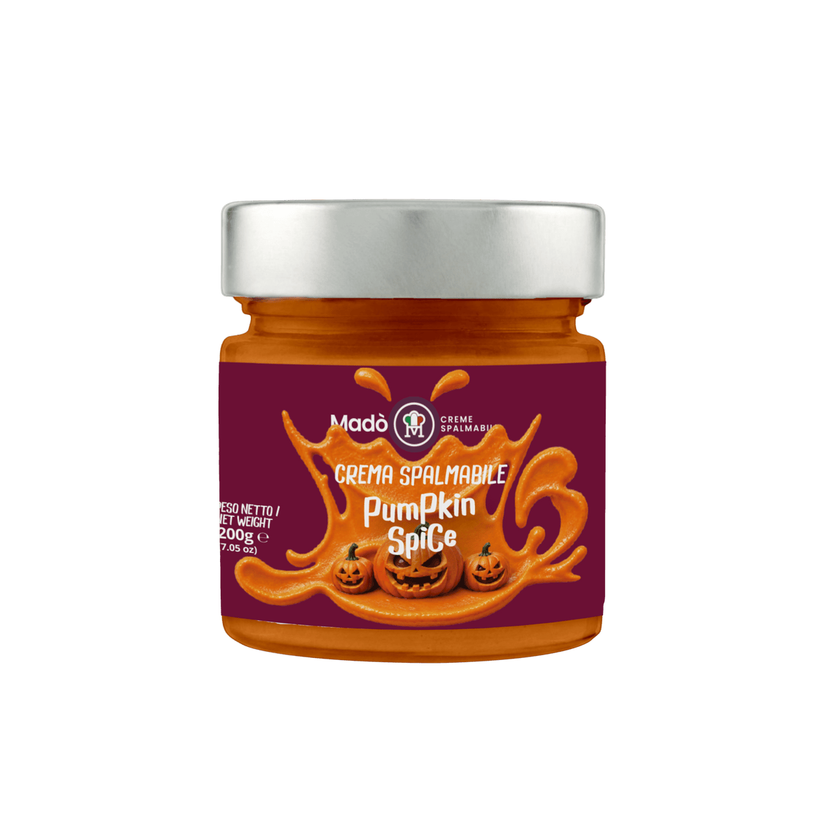 Crema Spalmabile Pumpkin Spice – Edizione Halloween 200 g - Madò Creme