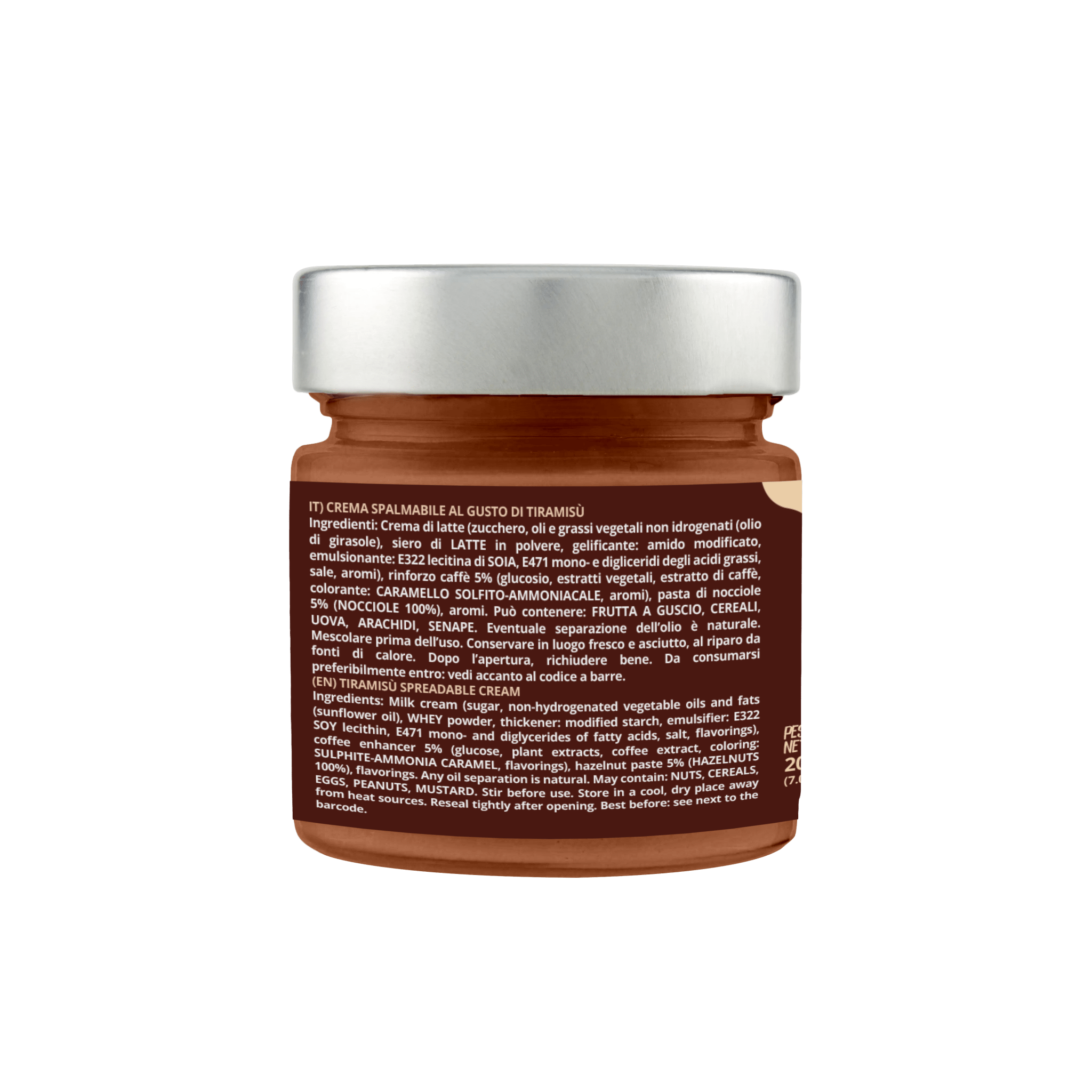 Crema spalmabile "Tiramisù" - Madò Creme