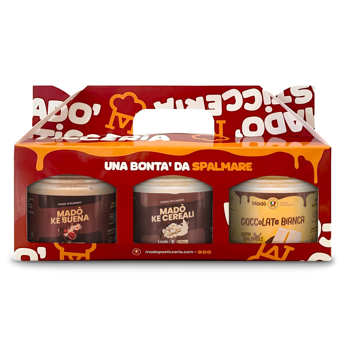 Ke Delizia - Box 3 gusti: Ke Cereali + Ke Buena + Cioccolata Bianca - Madò Creme