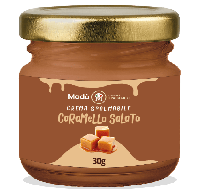Mini vasetto crema spalmabile "Caramello salato" - Madò Creme