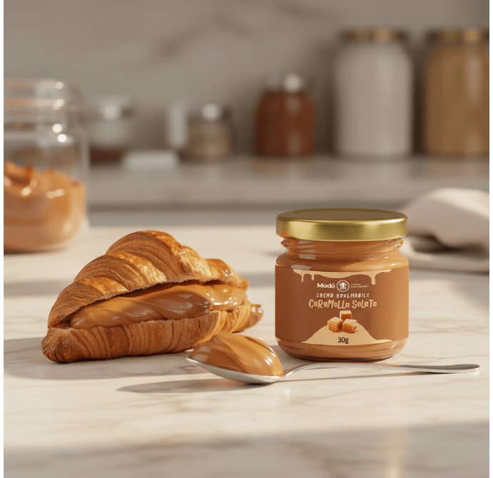 Mini vasetto crema spalmabile "Caramello salato" - Madò Creme