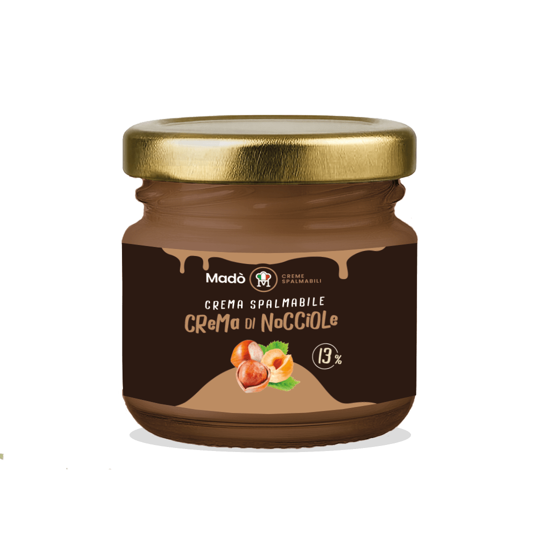 Mini vasetto crema spalmabile di Nocciole 13% - Madò Creme