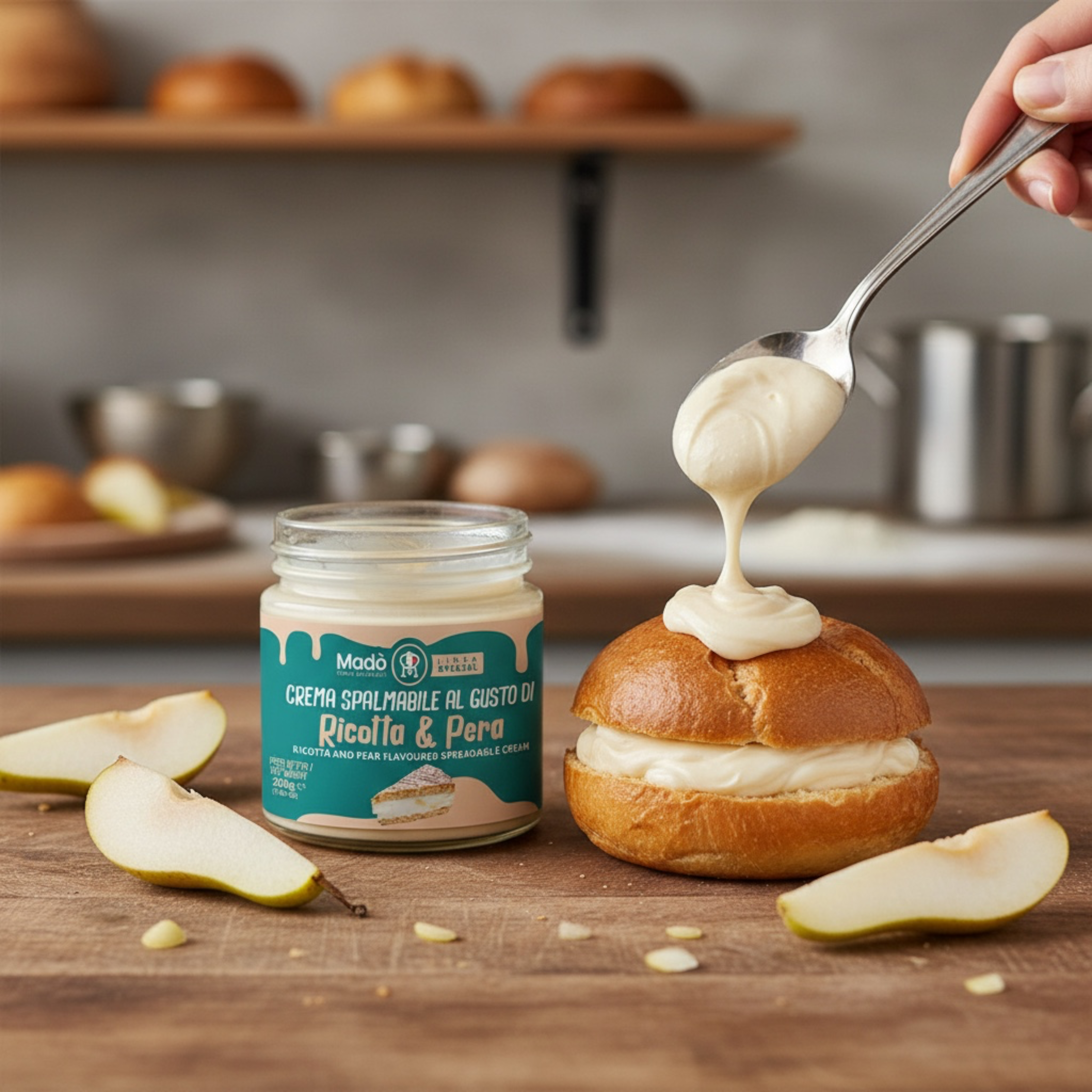 Crema spalmabile "Ricotta e Pera"