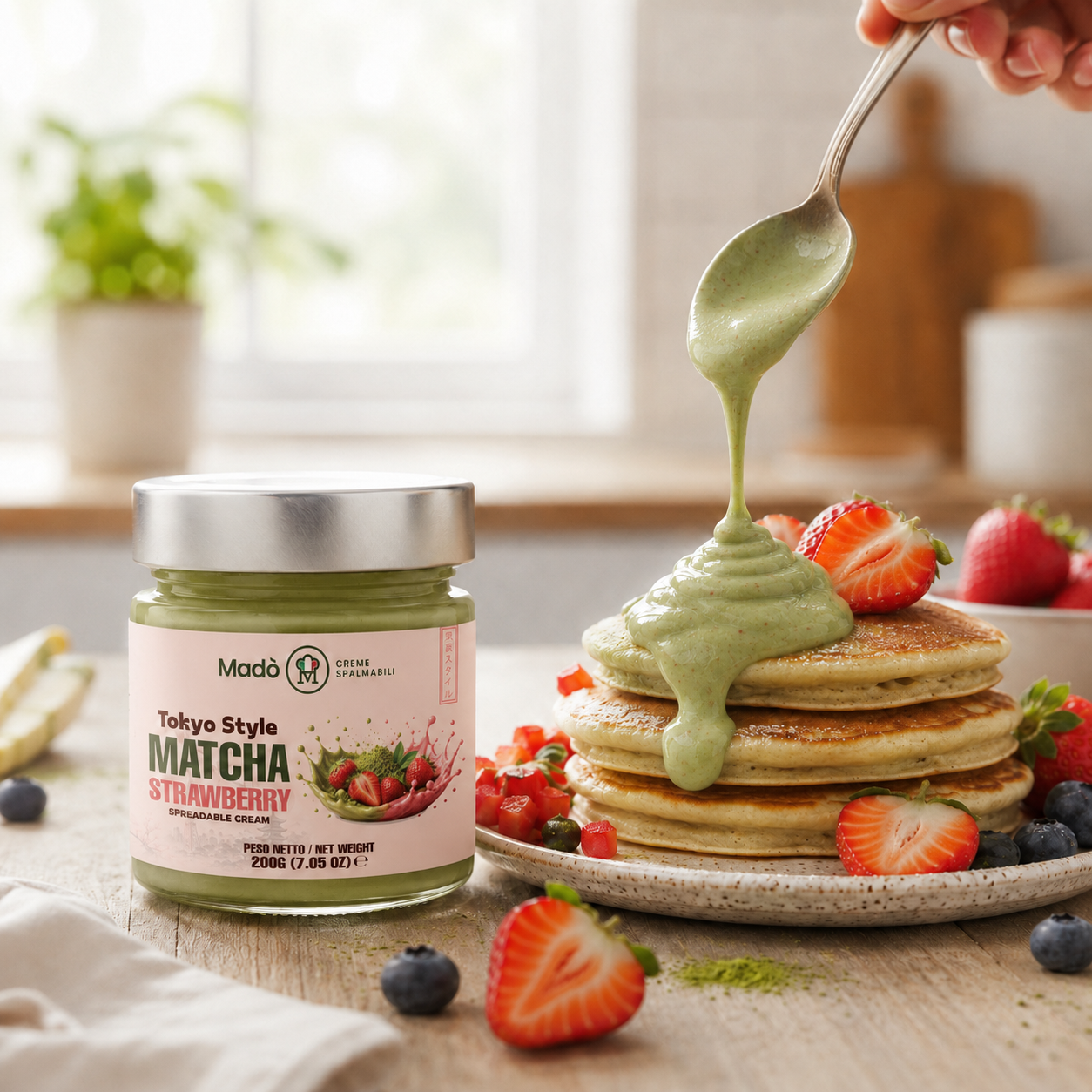 Crema spalmabile "Matcha Strawberry"