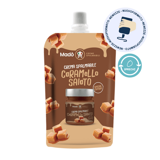 Crema Spalmabile al Caramello Salato – Doypack