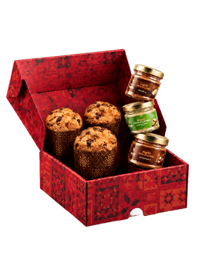 Box Panettoncini Madò – 3 Panettoncini con 3 Creme Spalmabili - Madò Creme
