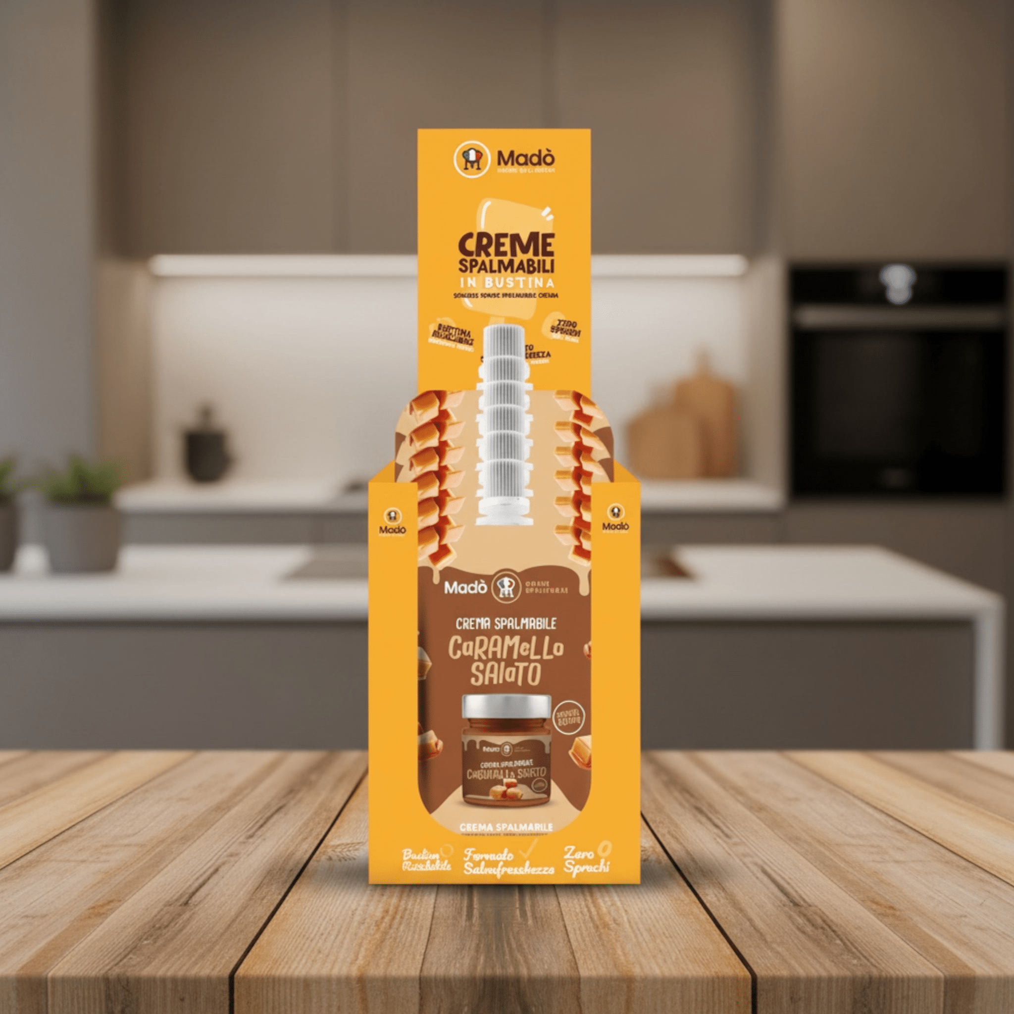 Bustina al gusto di Caramello salato 100gr - Madò Creme