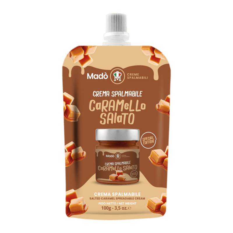 Bustina al gusto di Caramello salato 100gr - Madò Creme