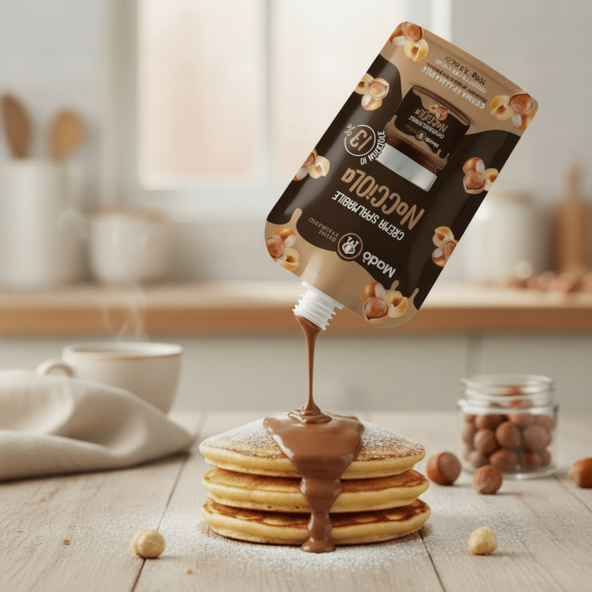 Bustina al gusto di Nocciola 13% 100g - Madò Creme