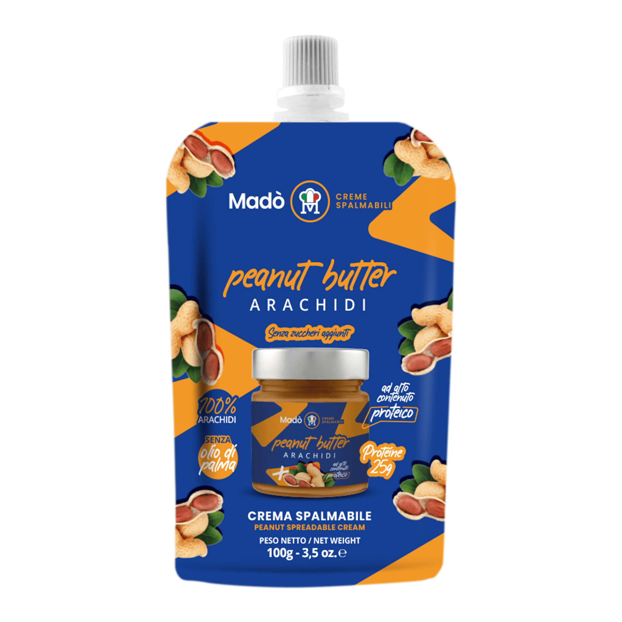 Bustina al gusto di Peanut Butter 100g - Madò Creme