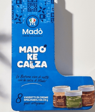 Calza della Befana Madò – 8 Vasetti di Creme Spalmabili - Madò Creme