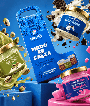 Calza della Befana Madò – 8 Vasetti di Creme Spalmabili - Madò Creme