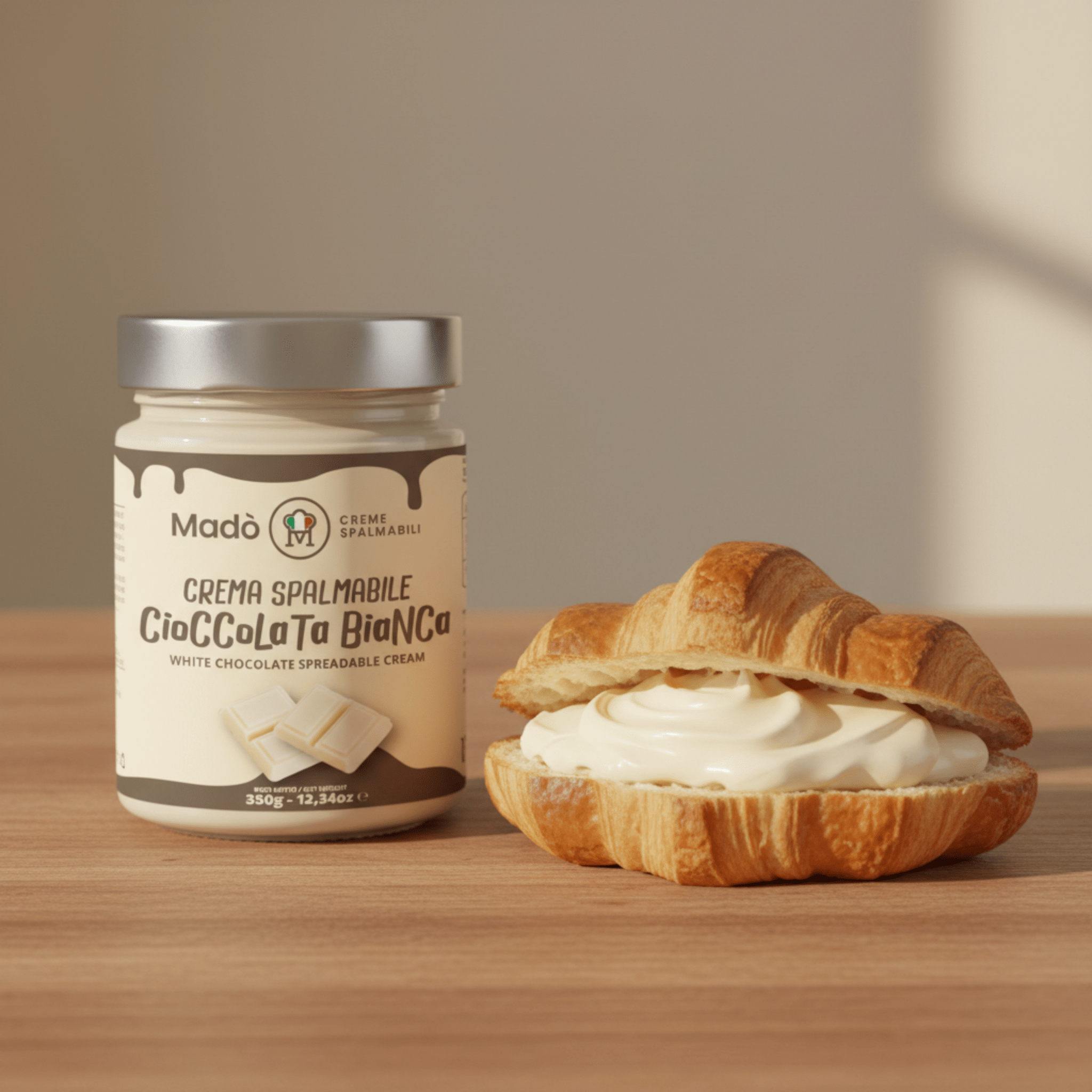 Crema spalmabile "Cioccolata bianca" - Madò Creme