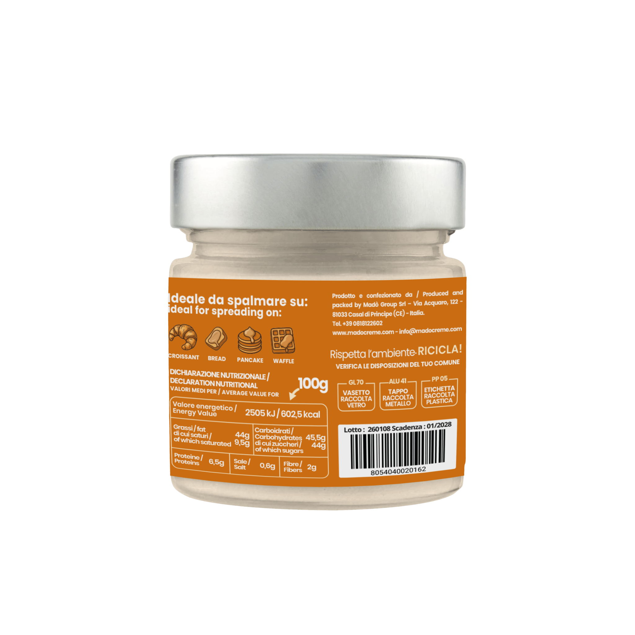 Crema spalmabile "Don Rafè" - Madò Creme