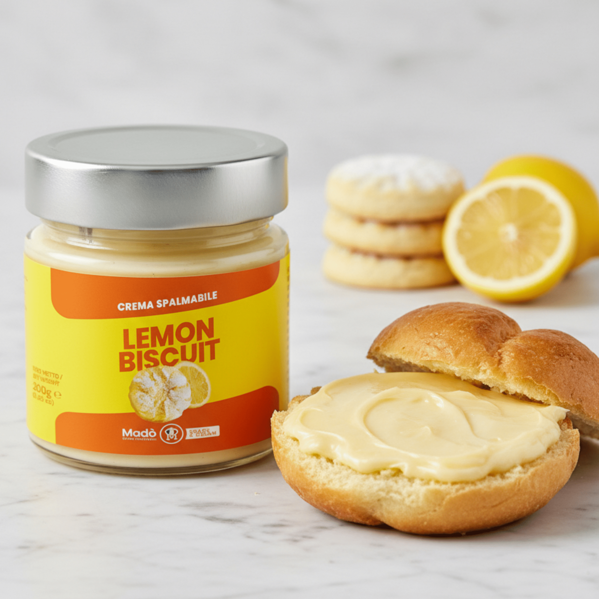 Crema spalmabile "Lemon Biscuit" - Madò Creme