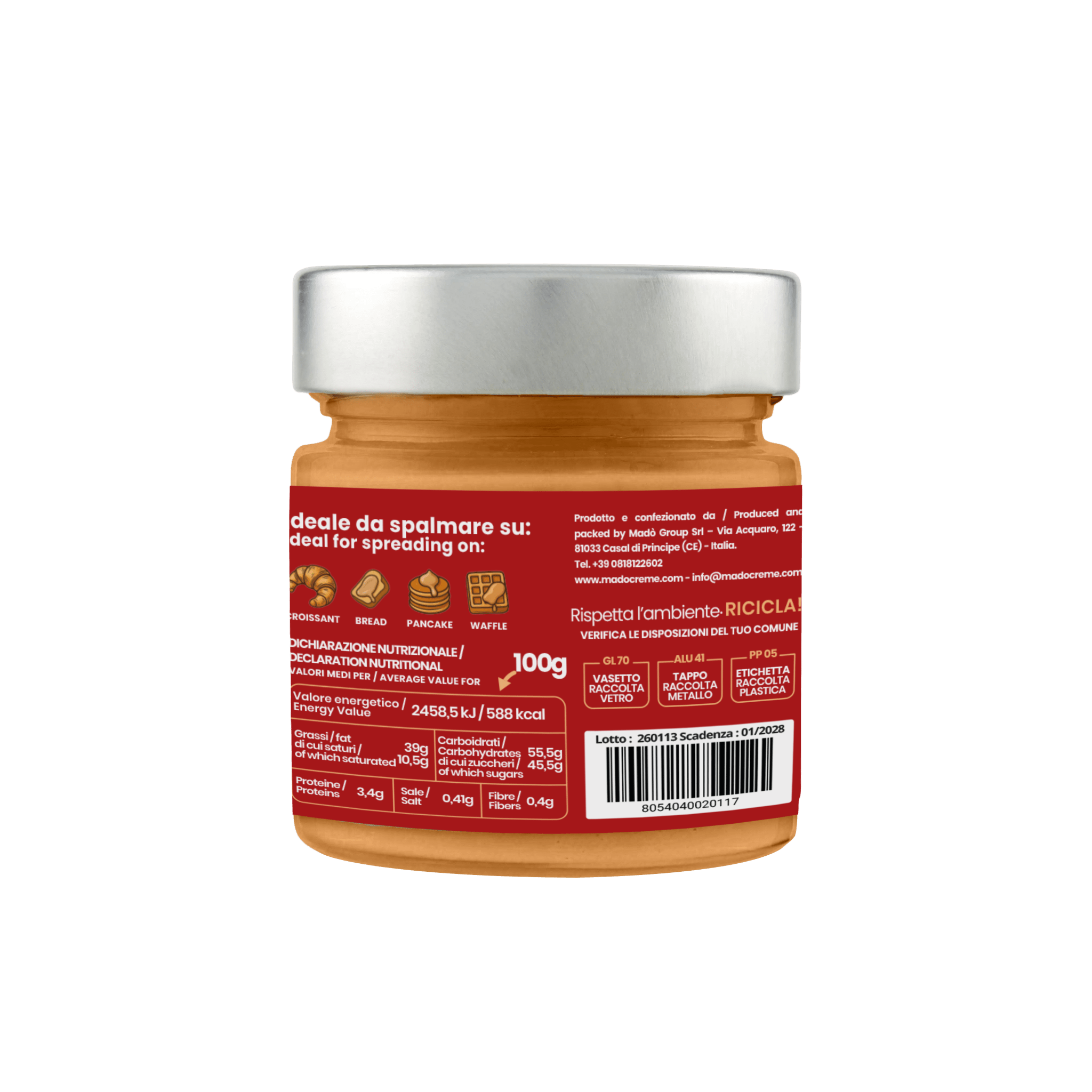 Crema spalmabile "Madò Ke Biscotto" - Madò Creme