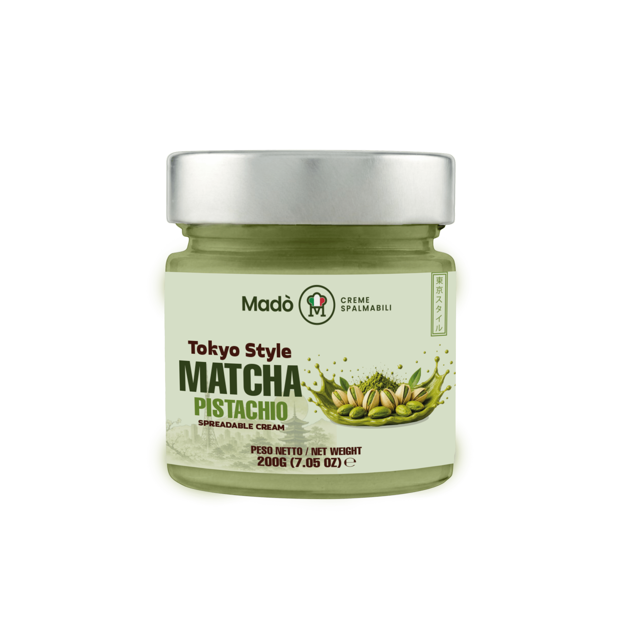 Crema spalmabile "Matcha Pistacchio 25%" - Madò Creme