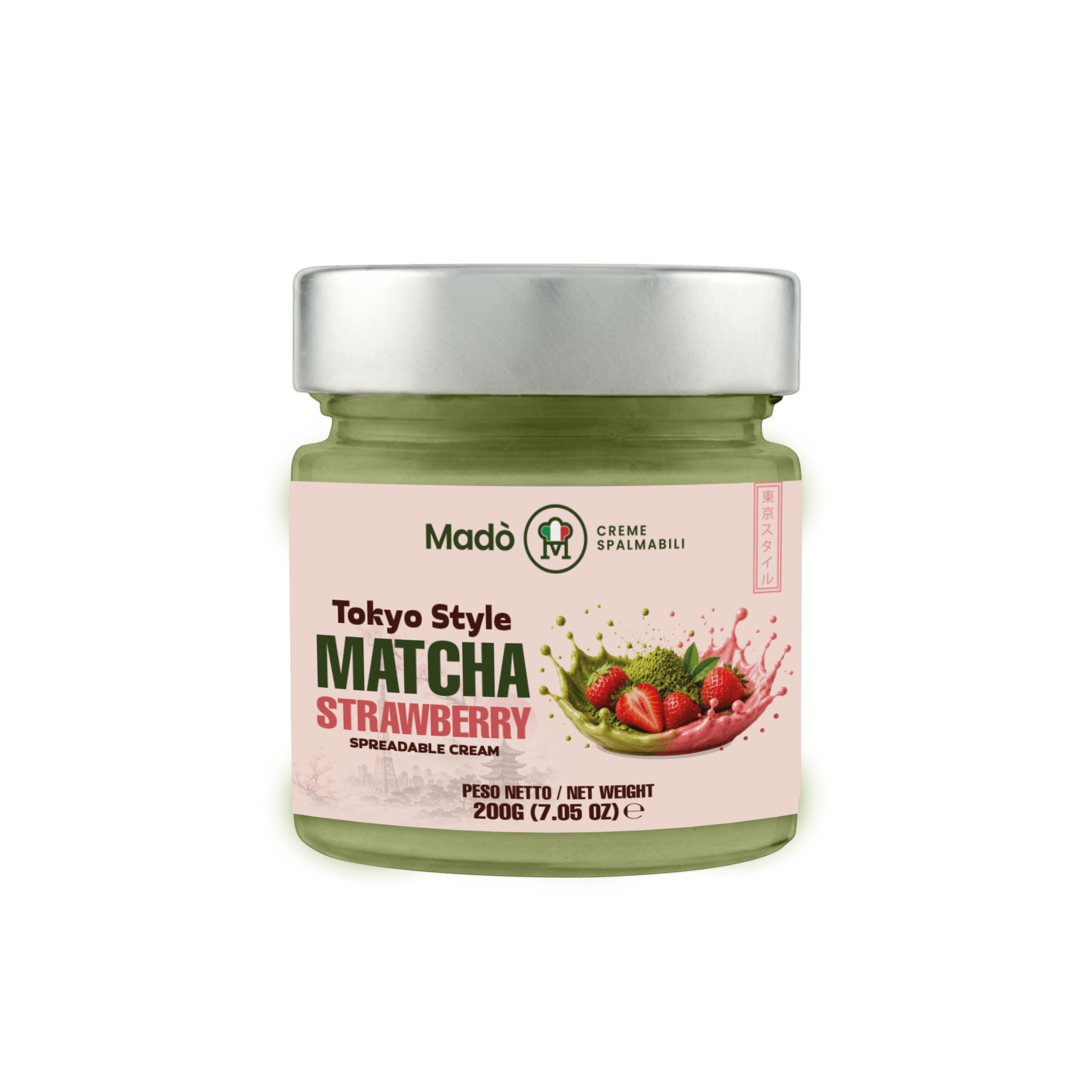 Crema spalmabile "Matcha Strawberry" - Madò Creme