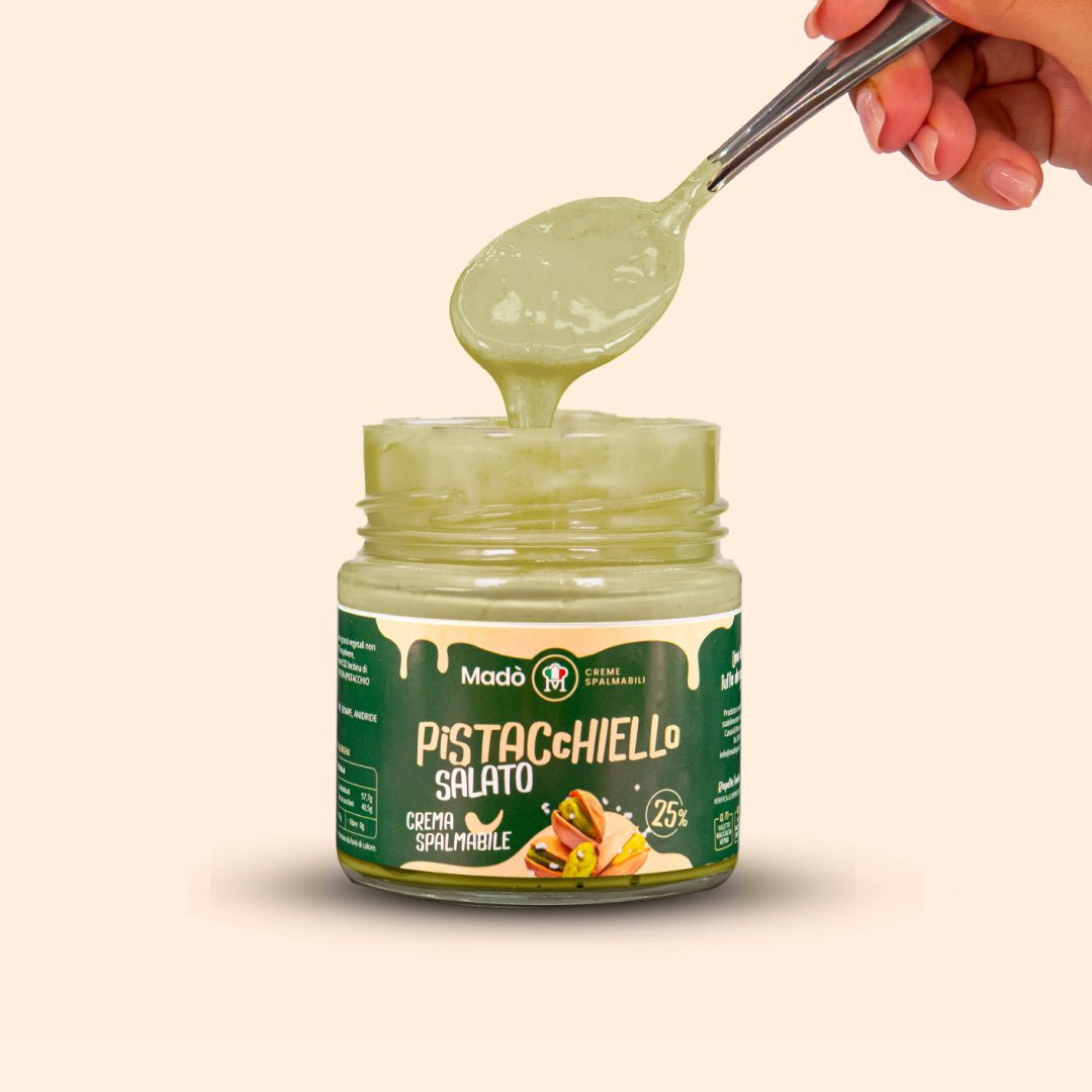 Crema spalmabile "Pistacchiello Salato 25%" - Madò Creme