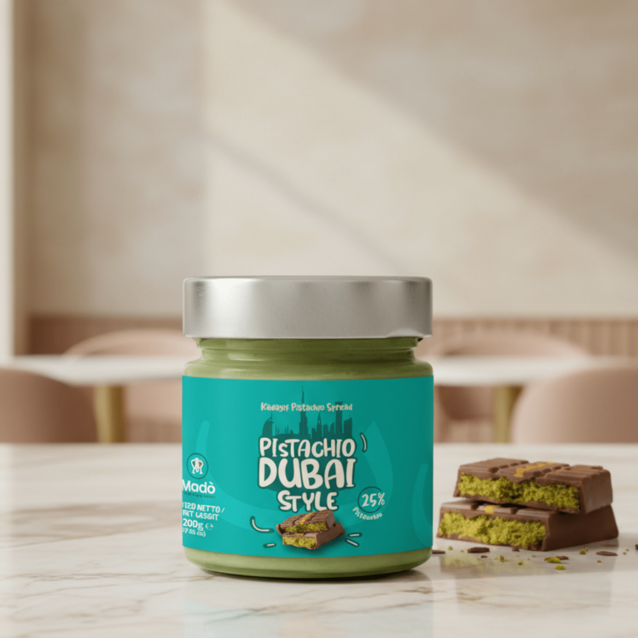Crema spalmabile "Pistacchio Dubai 25%" - Madò Creme