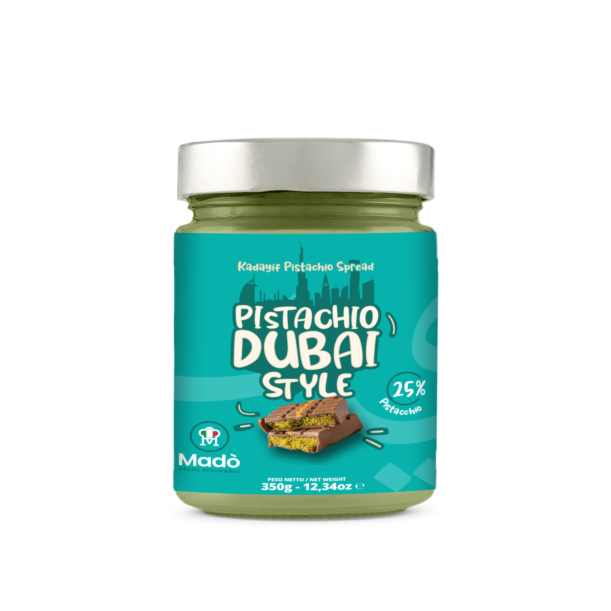 Crema spalmabile "Pistacchio Dubai 25%" - Madò Creme