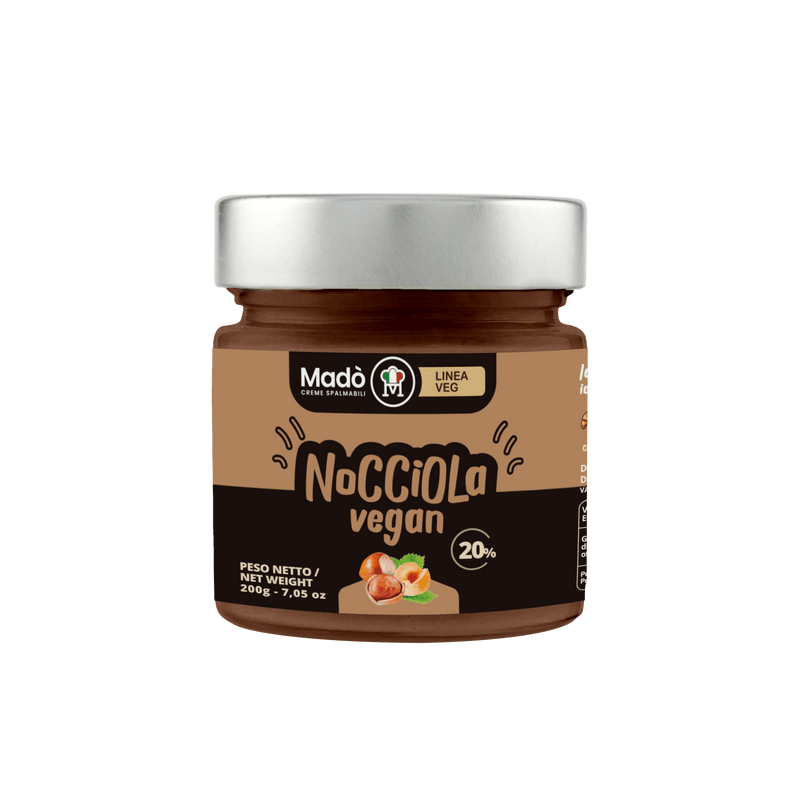 Crema spalmabile Vegana di Nocciole 20% - Madò Creme