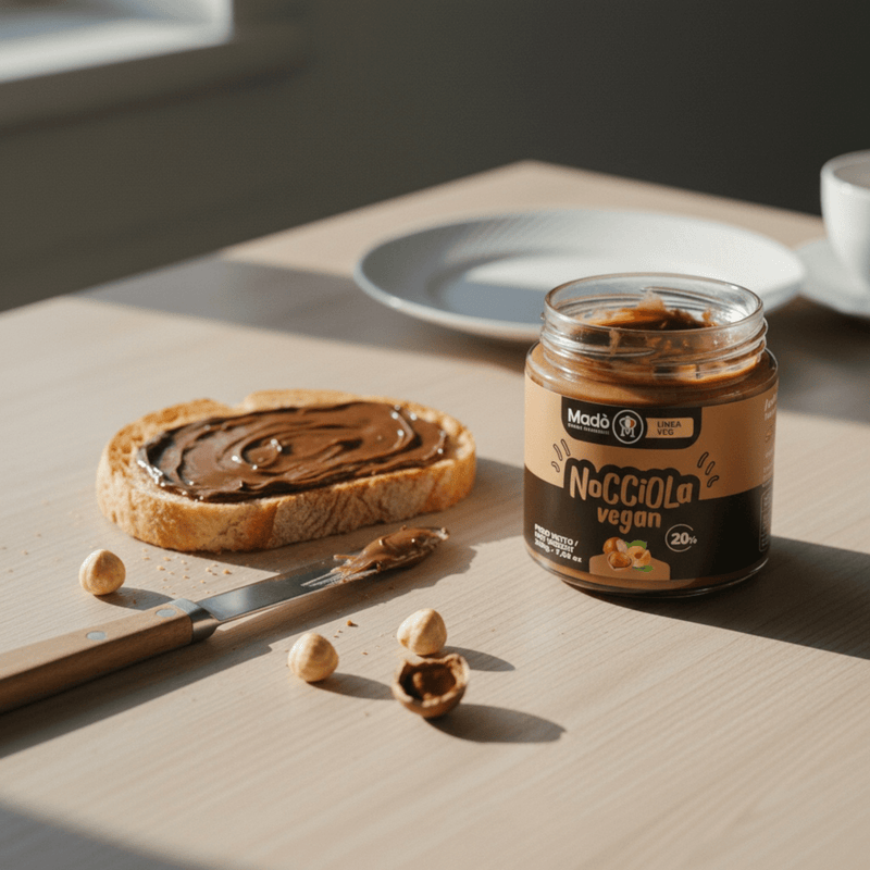 Crema spalmabile Vegana di Nocciole 20% - Madò Creme