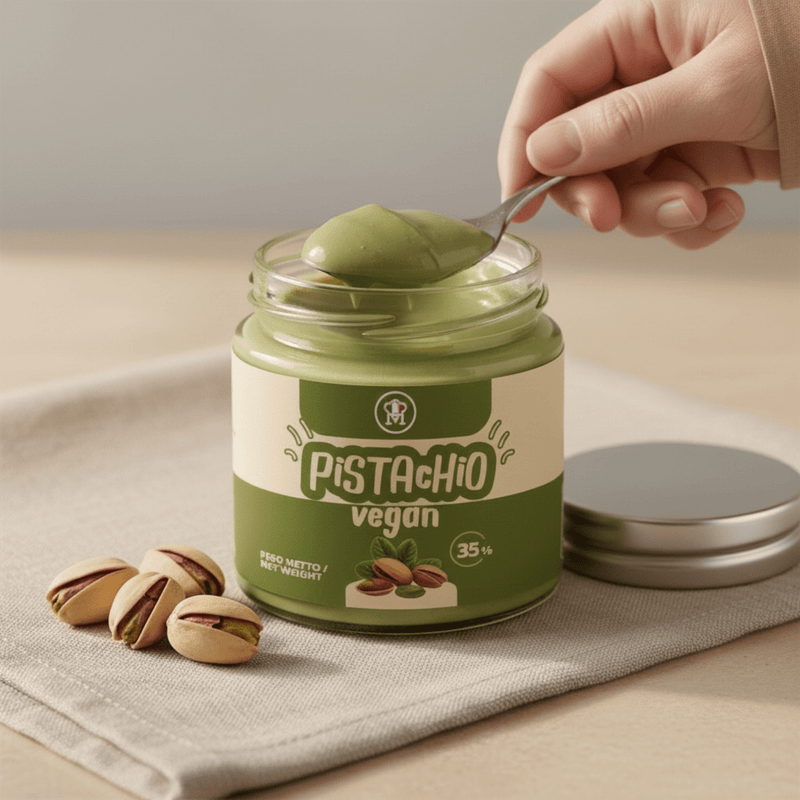 Crema spalmabile Vegana "Pistacchiello 35%" - Madò Creme