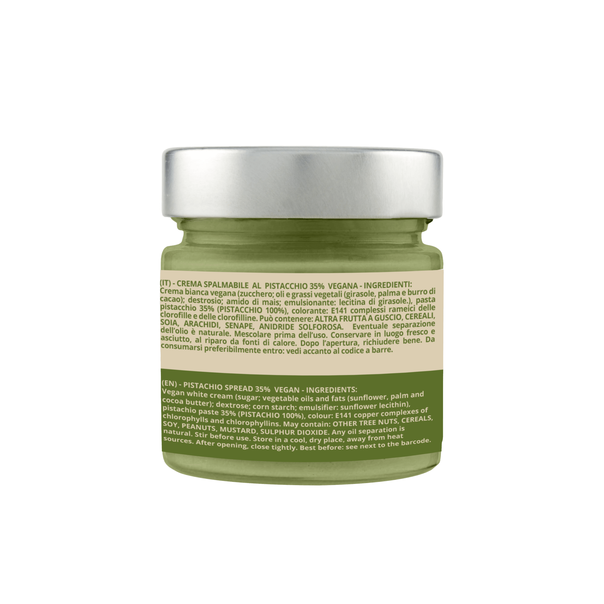 Crema spalmabile Vegana "Pistacchiello 35%" - Madò Creme