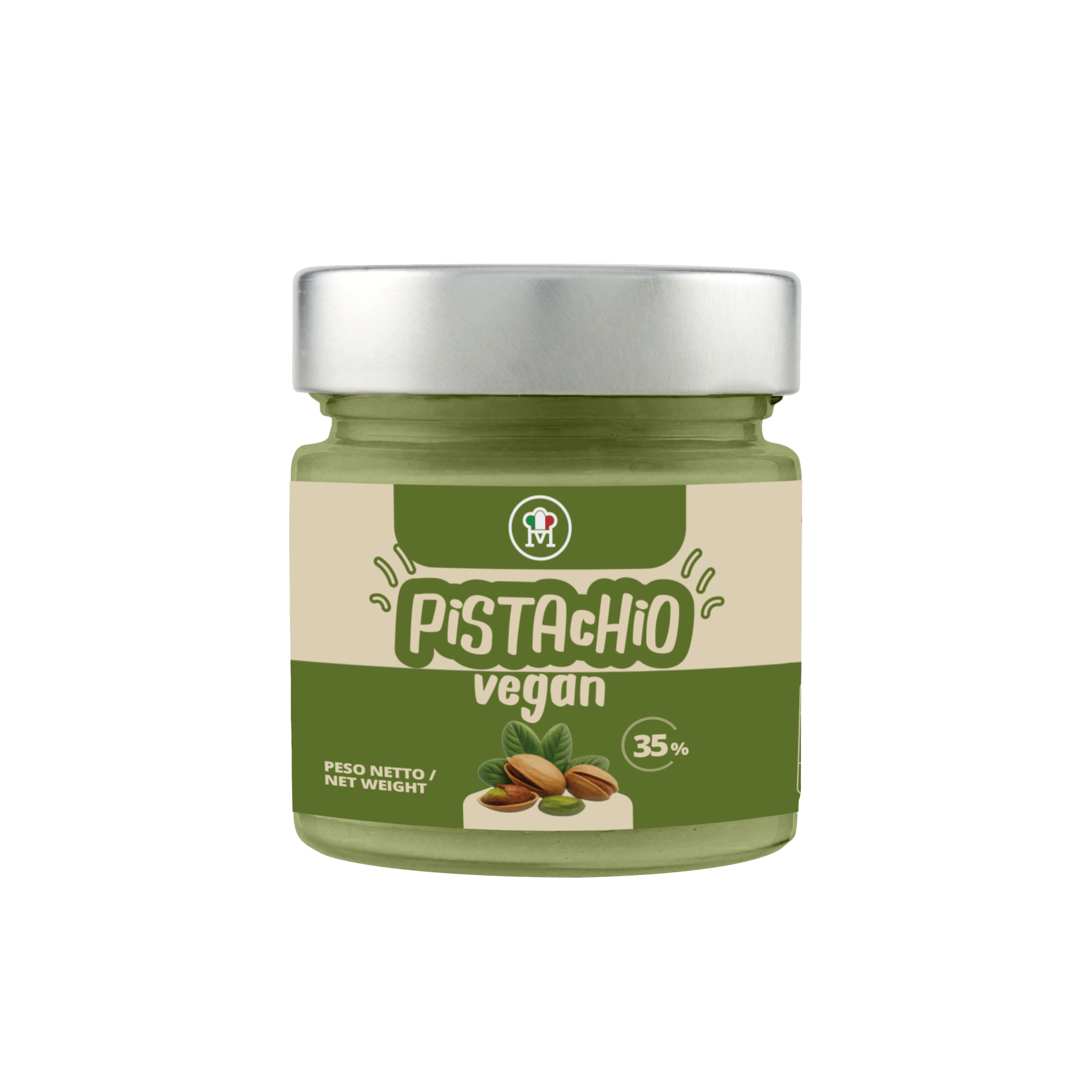 Crema spalmabile Vegana "Pistacchiello 35%" - Madò Creme