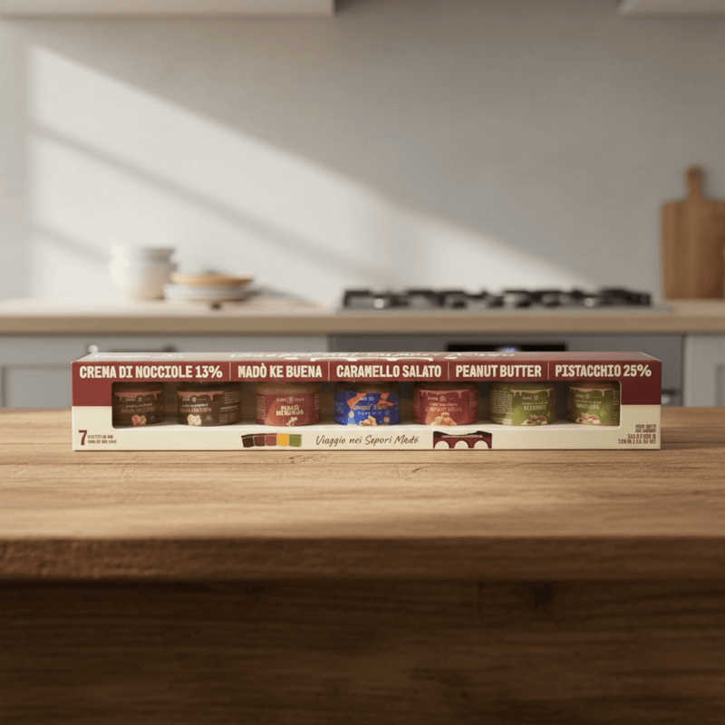 Kit da 7 "Viaggiò Madò" - 7 mini vasetti - Madò Creme