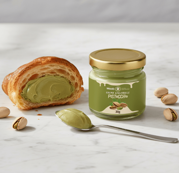 Mini vasetto crema spalmabile "Pistacchiello 25%" - Madò Creme