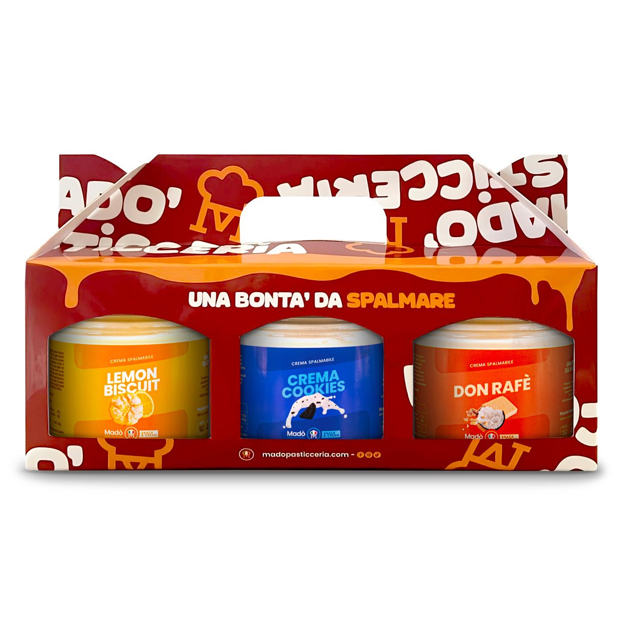 Oro bianco - Box 3 gusti: Don Rafè + Cookies + Lemon Biscuit