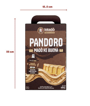 Pandoro Classico Madò con Bustina di Crema Ke Buena - Madò Creme