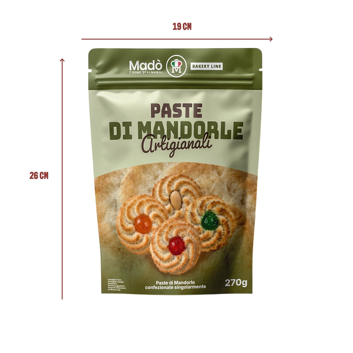 Paste di Mandorle – 270 g - Madò Creme