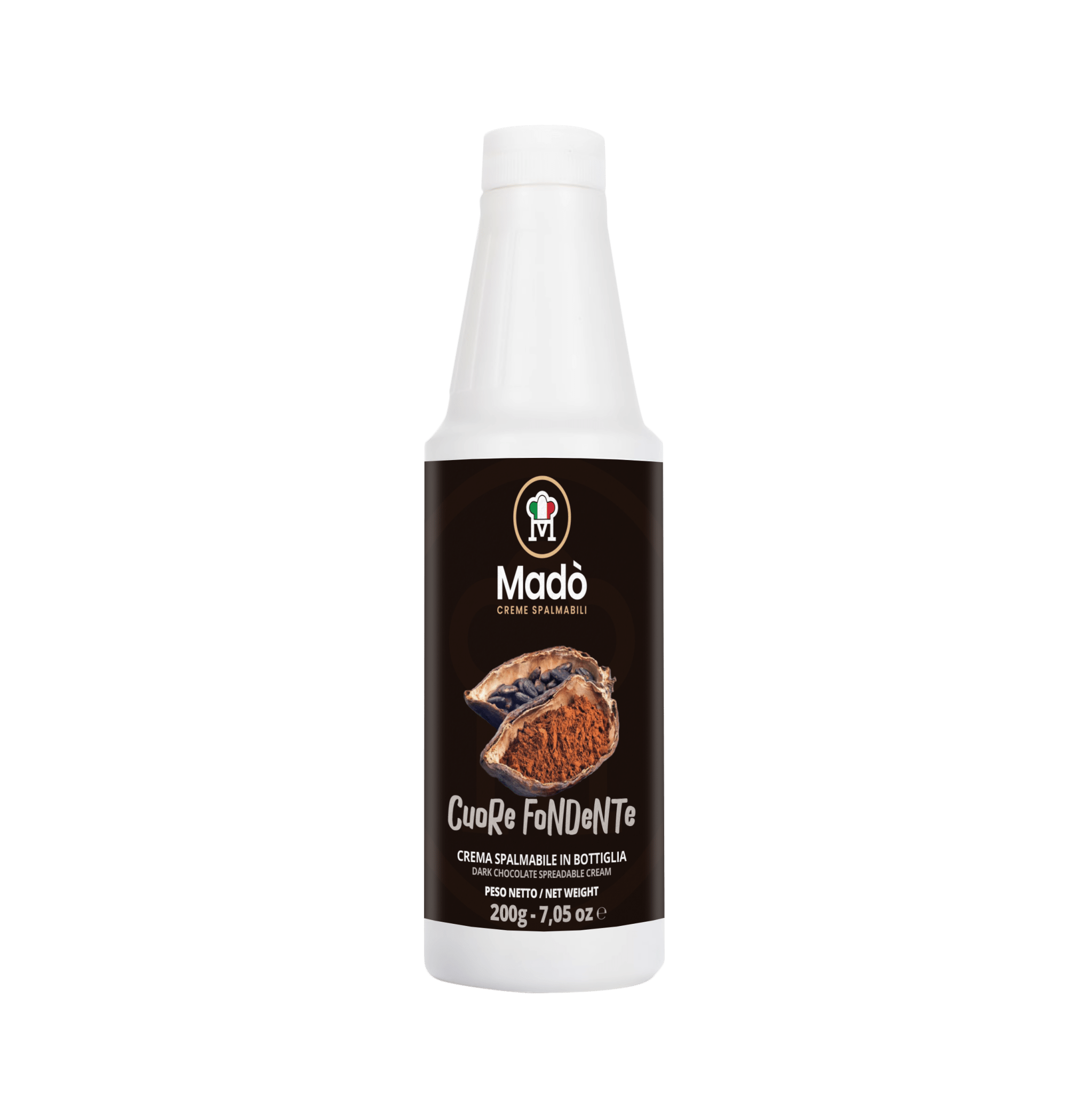 Topping di crema spalmabile "Cuore Fondente" - Madò Creme