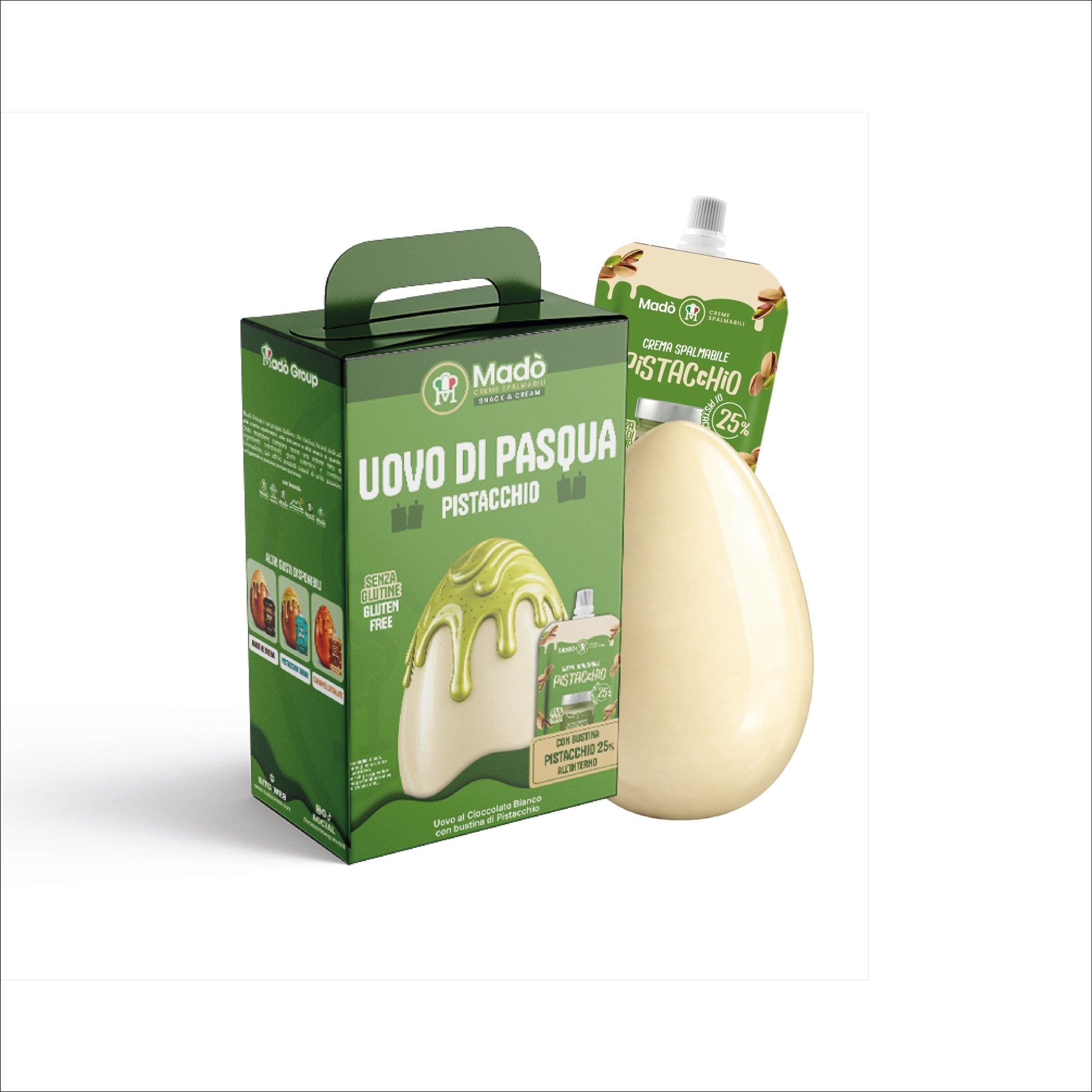 Uovo di Pasqua al Pistacchio - Madò Creme